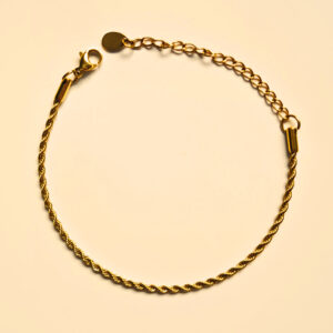 Pulsera Espiral Dorada