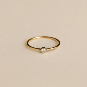 Anillo minimalista Destello
